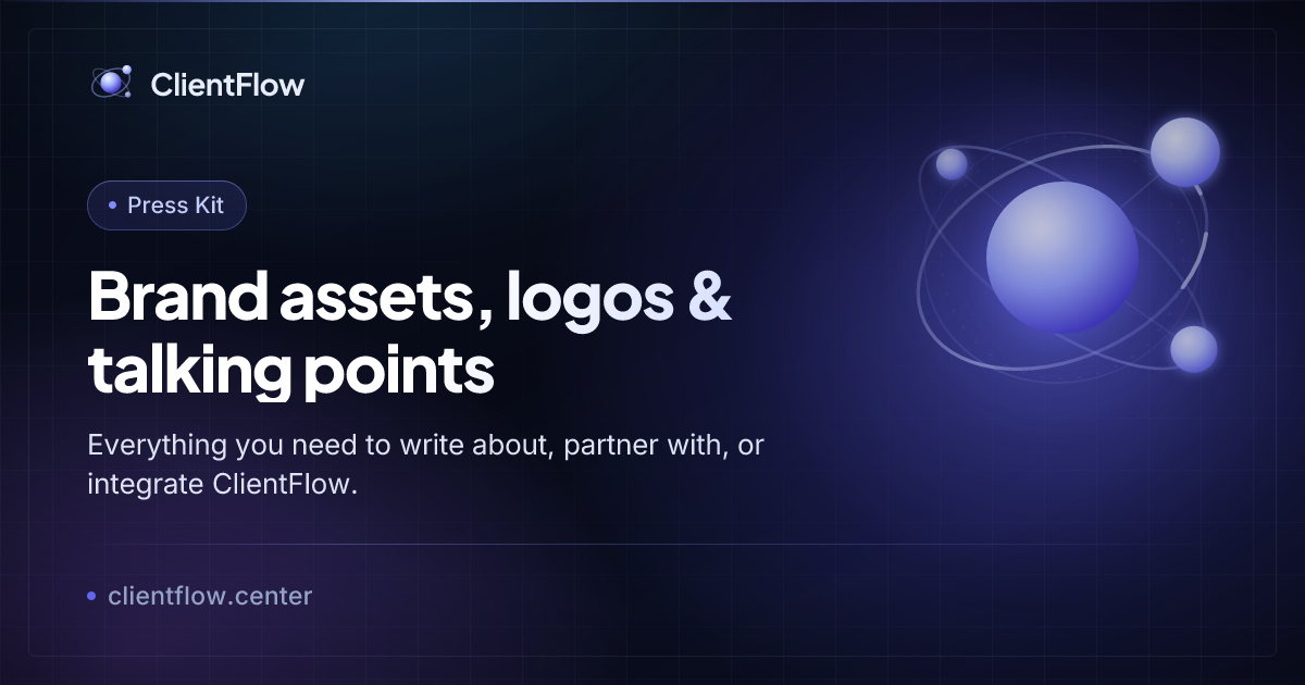 Press Kit & Media Assets - ClientFlow